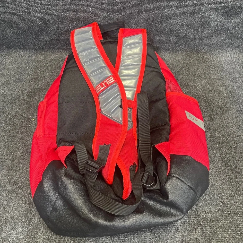 Nike Hoops BA6164-658 Elite Pro Basketball 32L Red/Black Max Air Straps Backpack